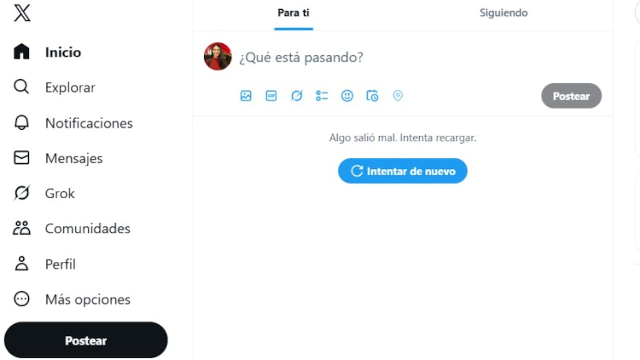 Usuarios en Colombia informaron que la plataforma está presentando intermitencias.
