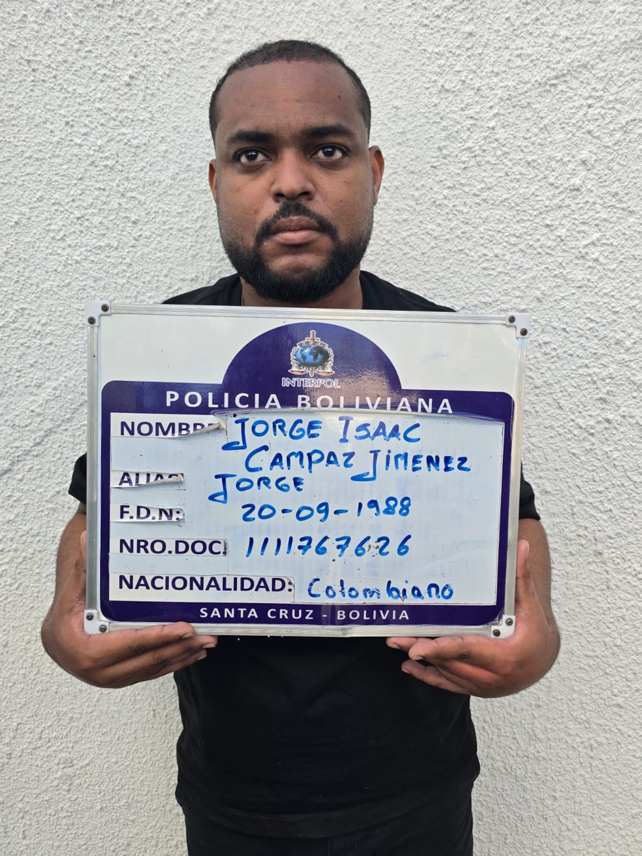 Alias “Mapaya” fue detenido en Santa Cruz: era requerido por homicidio y narcotráfico.