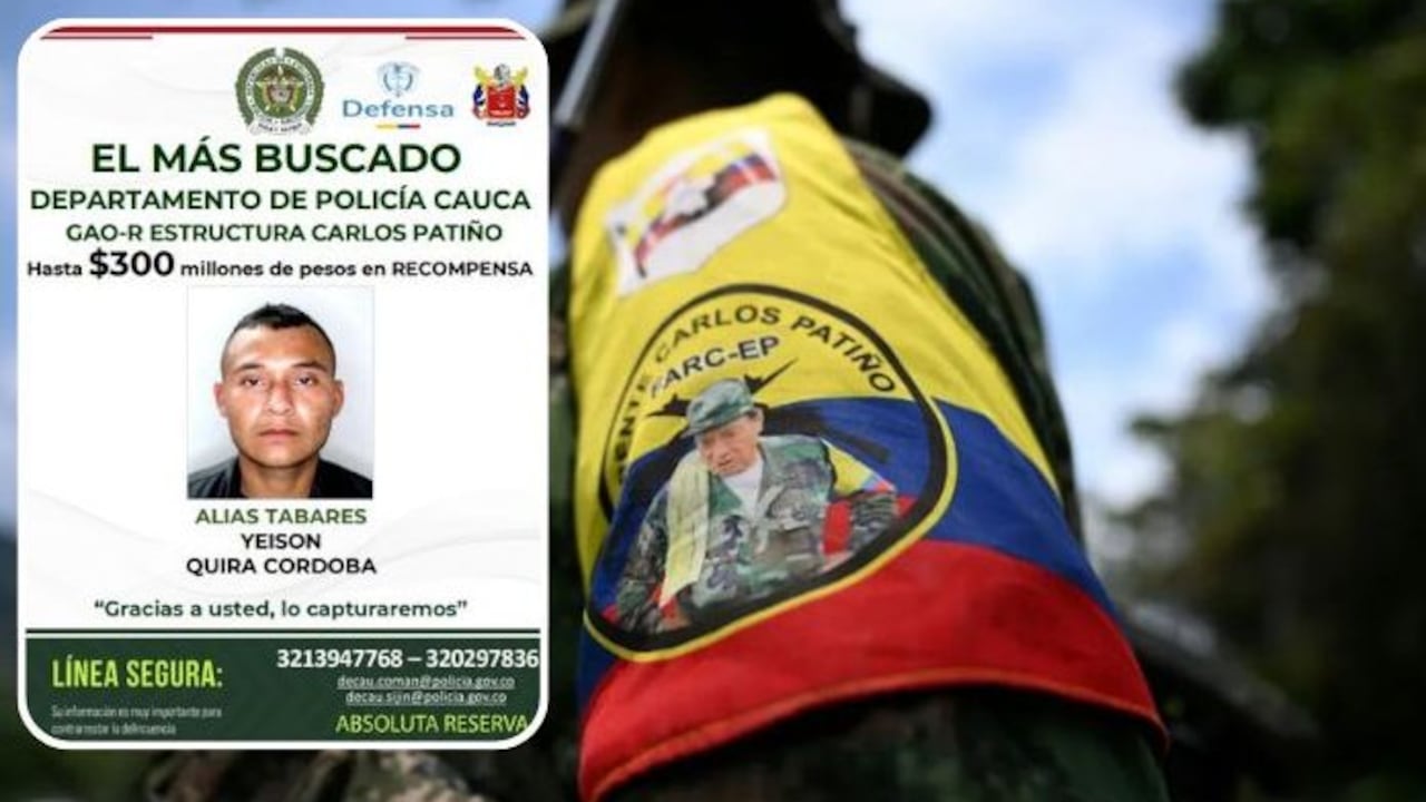 Alias Tabares fue capturado en el municipio de El Tambo durante un operativo conjunto entre Policía, Ejército, Fiscalía y Fuerza Aeroespacial Colombiana.