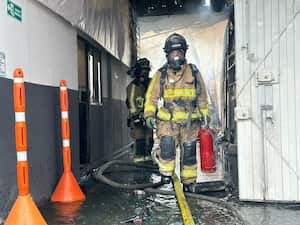 El incendio ocurrió en una fábrica de la calle 72A con carrera 65.