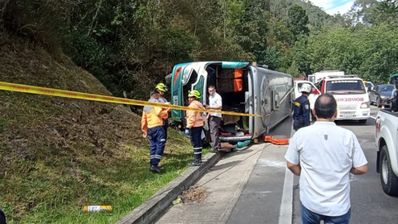Accidente vía Bogotá - Villeta