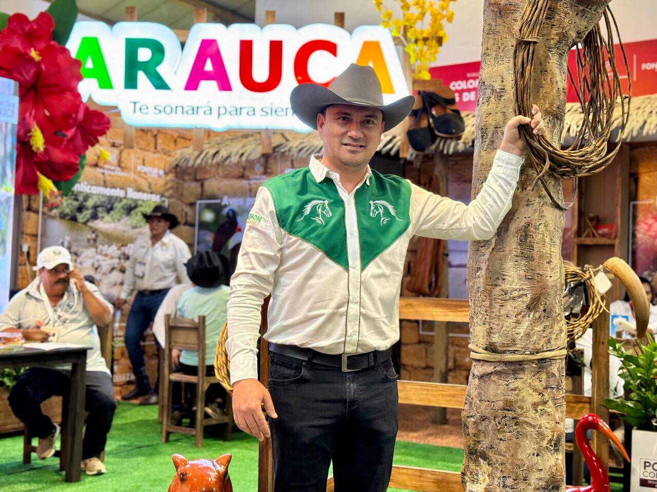 El gobernador de Arauca, Renson Martínez Prada, en ANATO 2025.