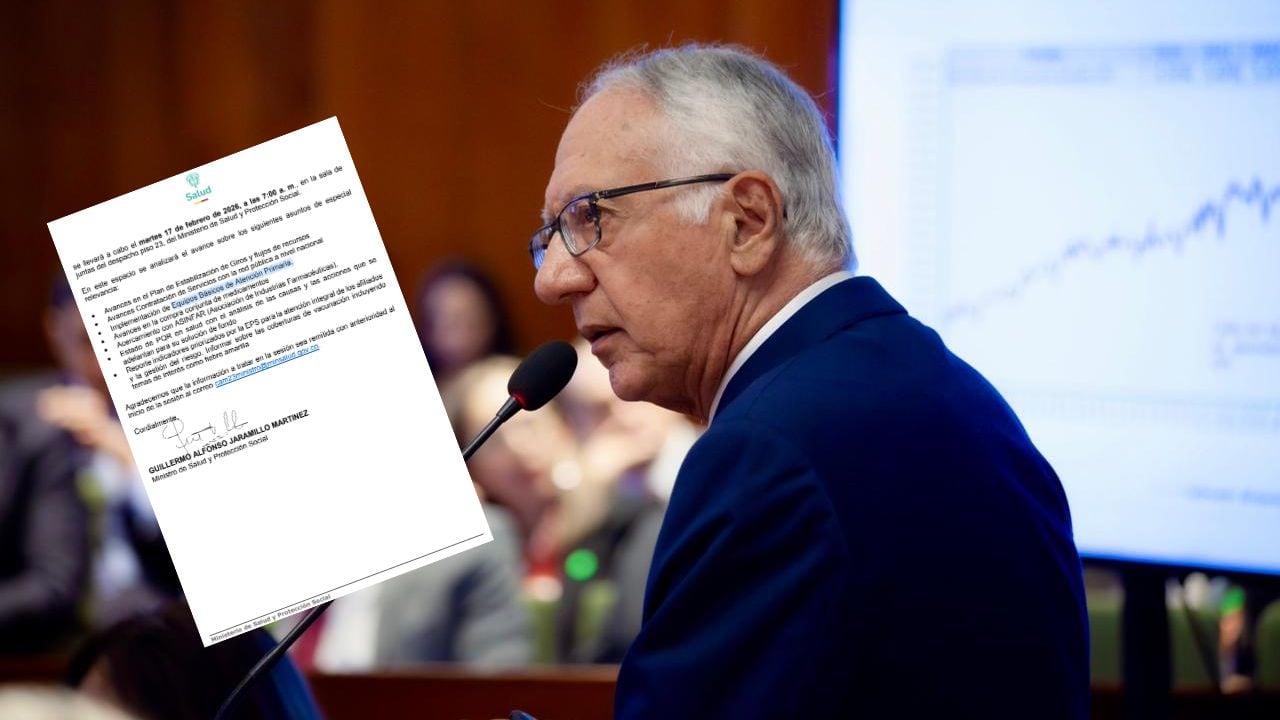 El ministro de Salud Guillermo Alfonso Jaramillo citó a los agentes interventores de las EPS.