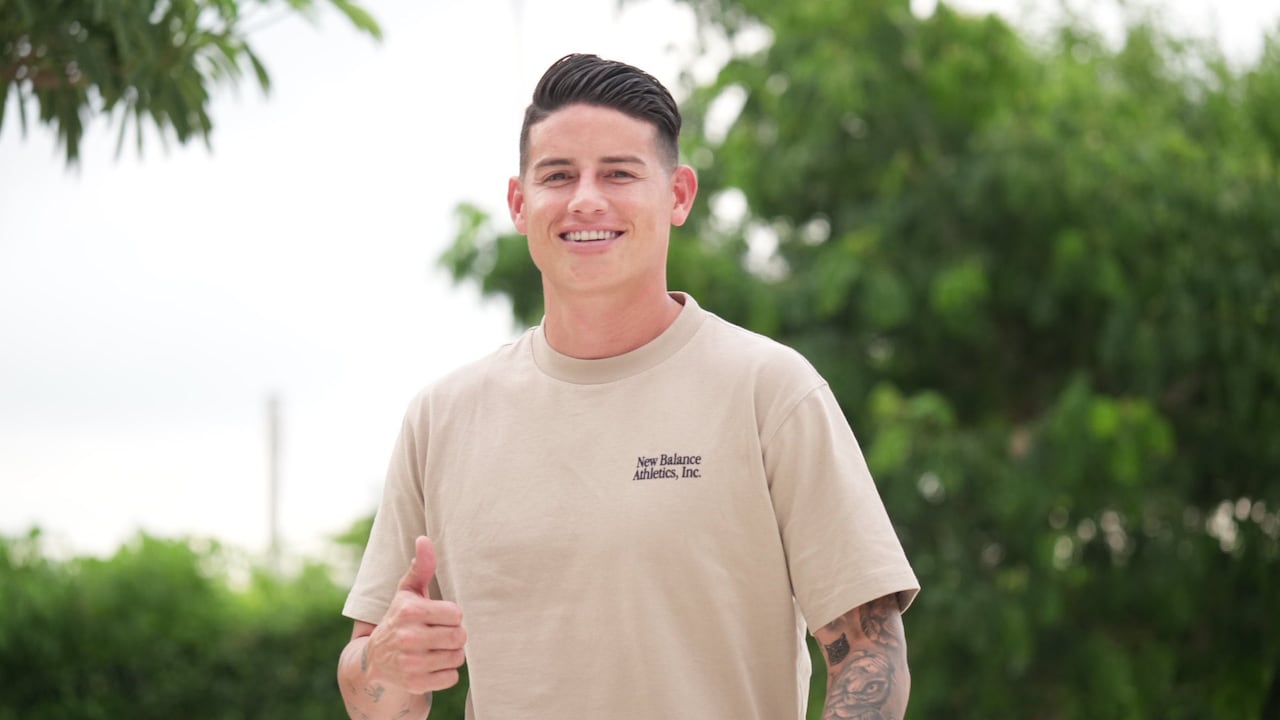 James Rodríguez, mediocampista colombiano