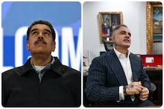 Nicolás Maduro y Tarek William Saab