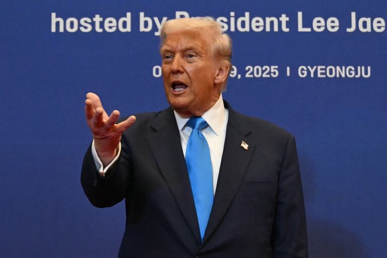 Donald Trump, presidente de Estados Unidos, ordenar ejercicios nucleares. Foto: ANDREW CABALLERO-REYNOLDS / AFP)