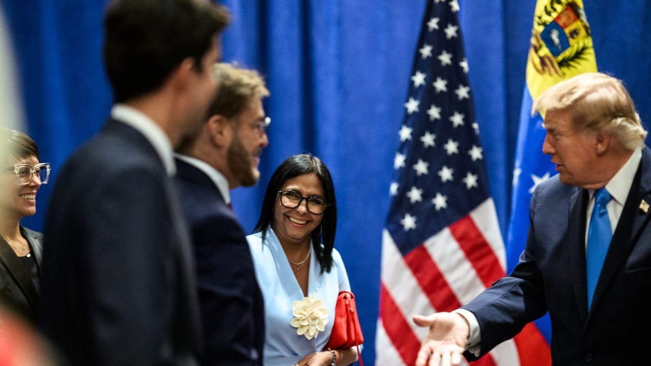 Donald Trump y Delcy Rodríguez se reunieron el 22 de septiembre en Nueva York durante la Semana de Alto Nivel de la Asamblea General de la ONU.