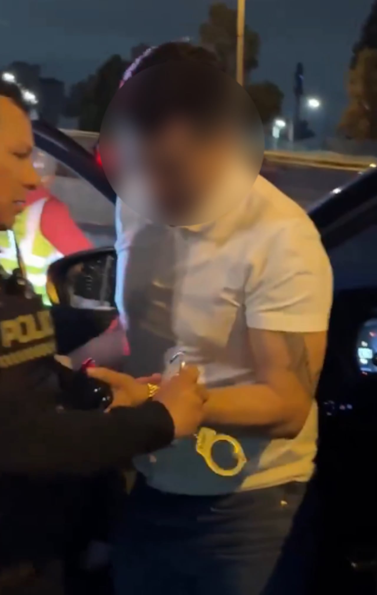 El hombre fue detenido por la Policía.