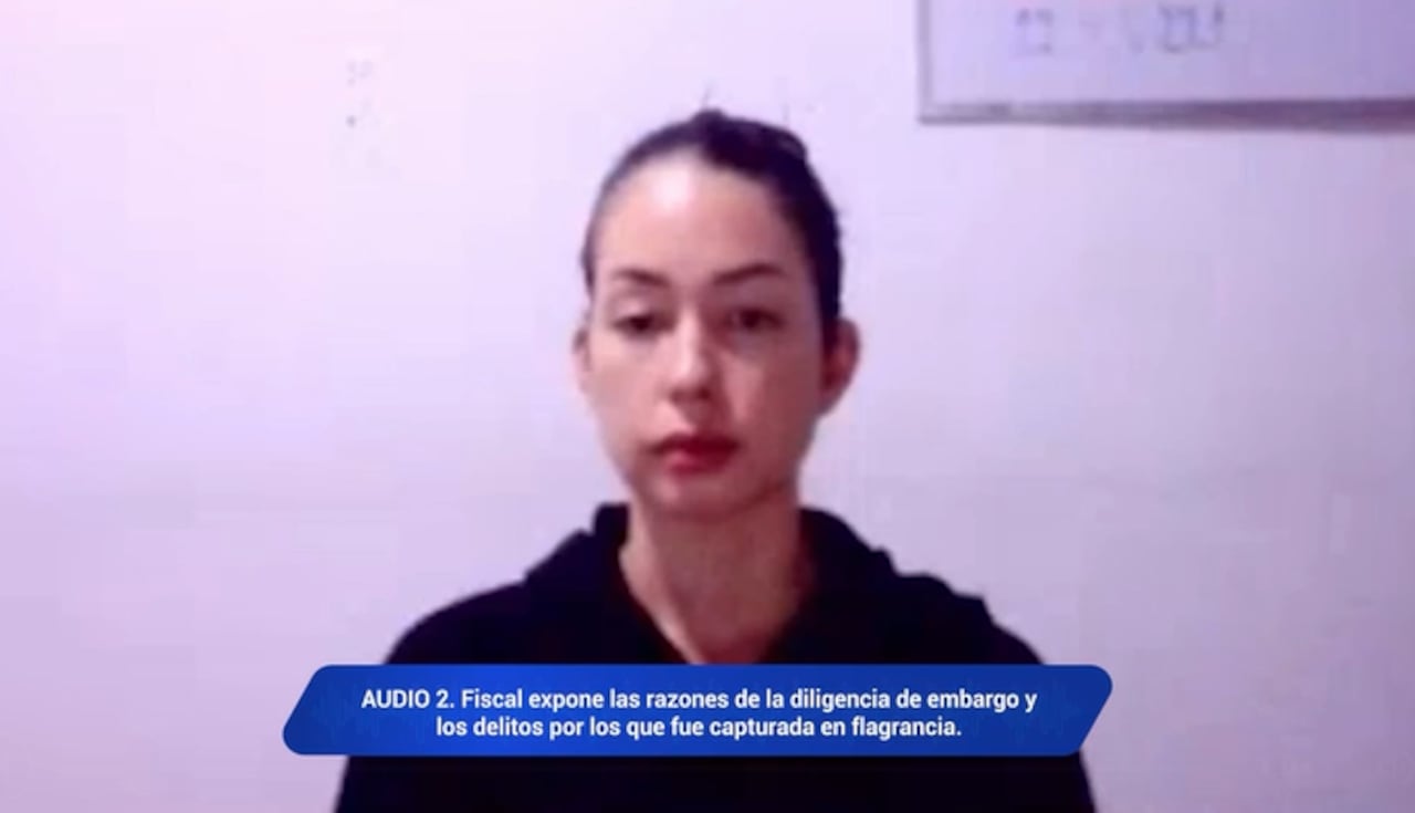 Wendy Jeanette Durán una creadora de contenido fue capturada por la Fiscalía.