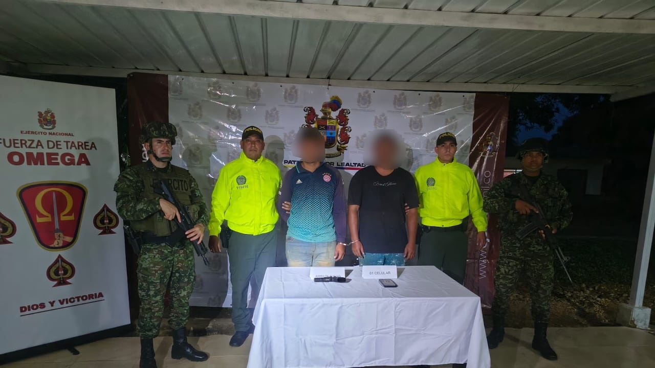 Alias Vivi Puñaleto fue capturado junto a otro señalado disidente de las Farc en el Guaviare.