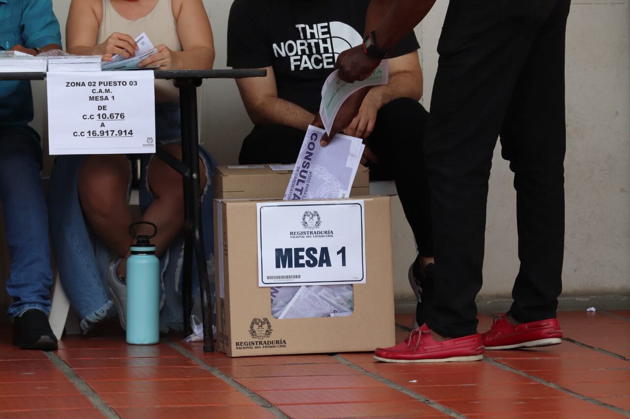 Así se desarrolla la consulta interna del Pacto Histórico en Cali.