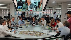 Debate presidencial diálogos por el valle en la redacción de El País.