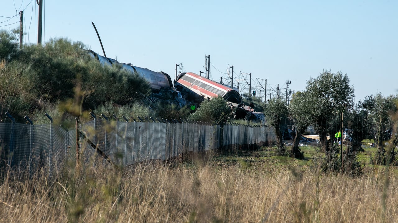 Choque de trenes en España