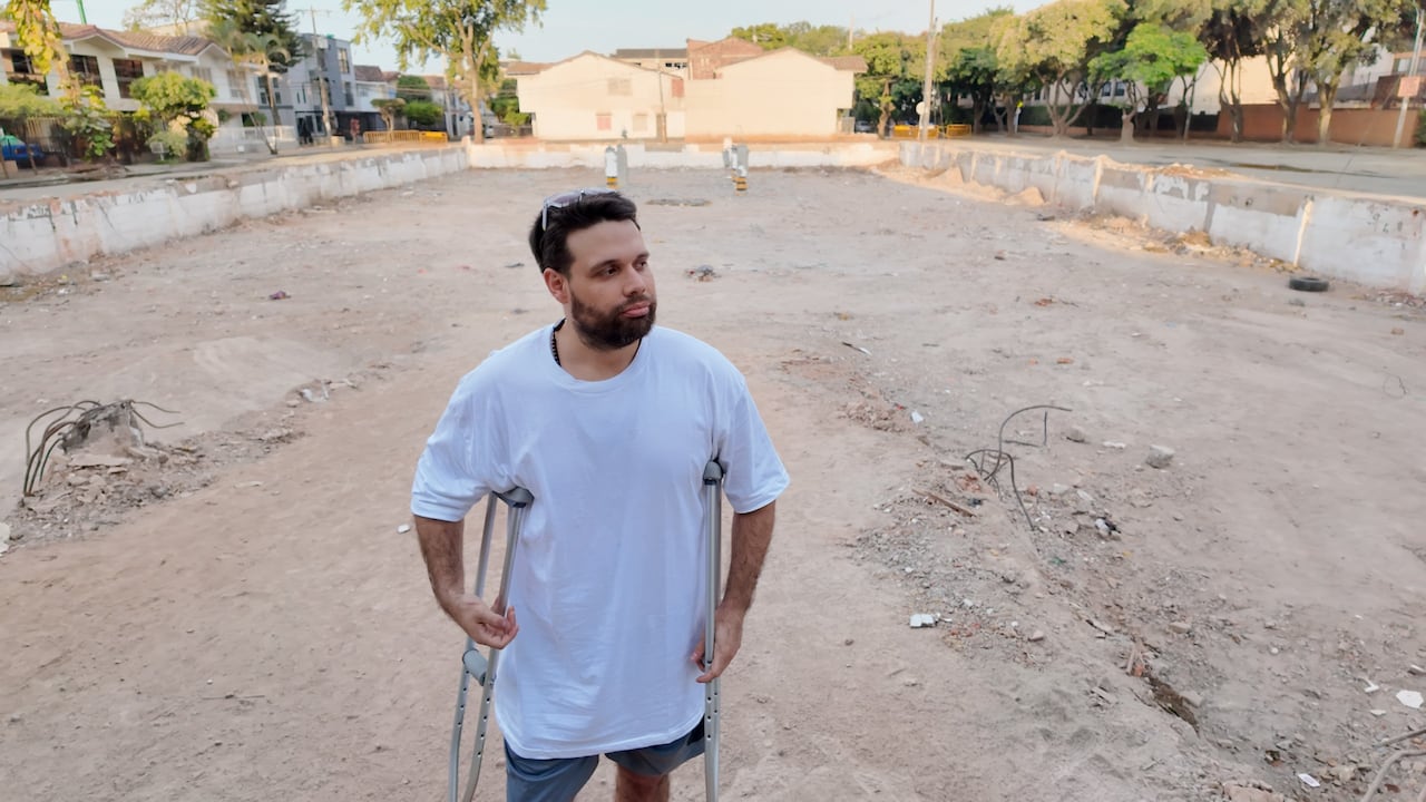 Carlos Rebolledo, sobreviviente del terremoto en Cali.
