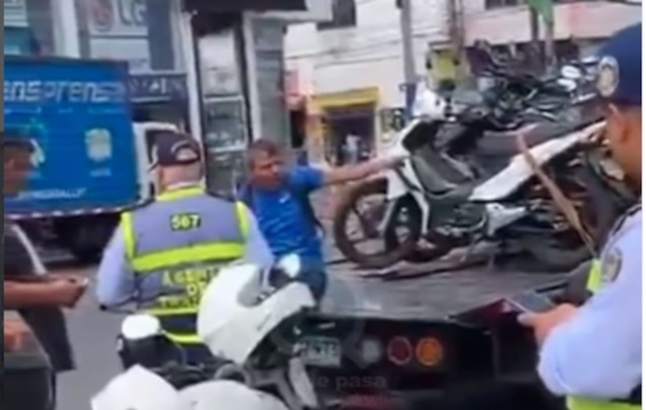 Motociclista ebrio Cali