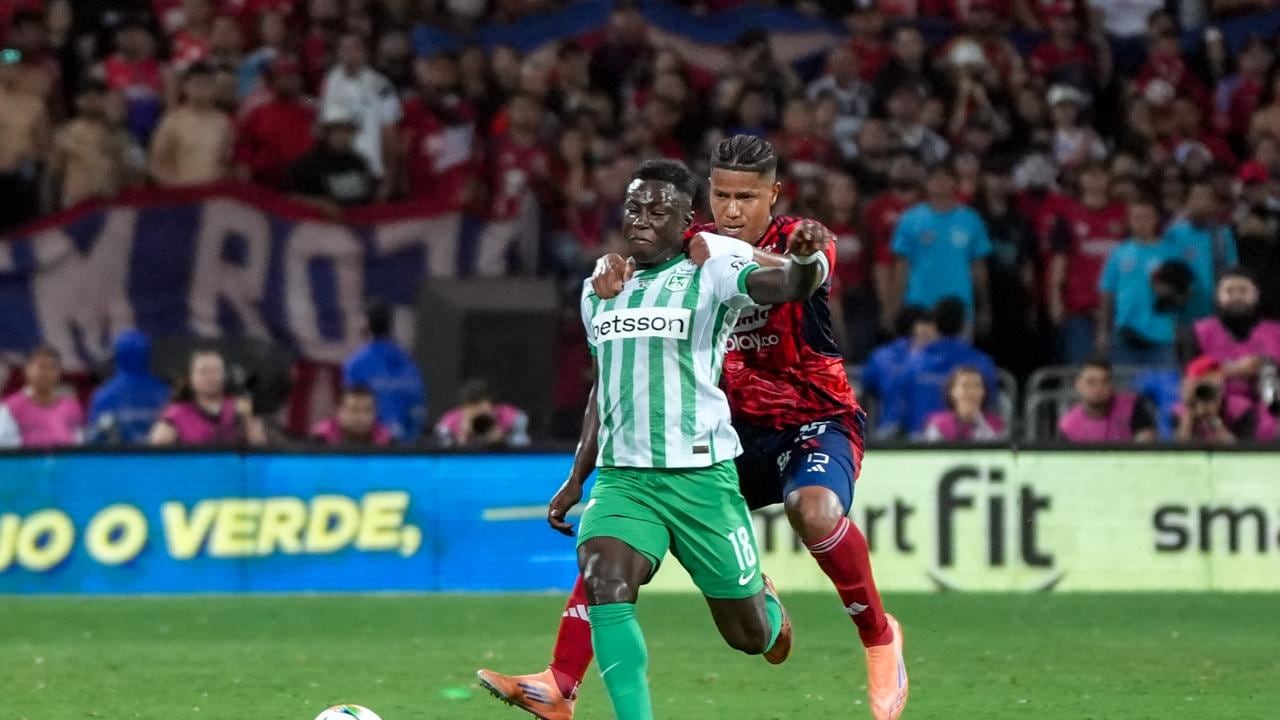 Imagen del partido de vuelta de la final de la Copa Colombia 2025, entre Independiente Medellín Atlético Nacional.