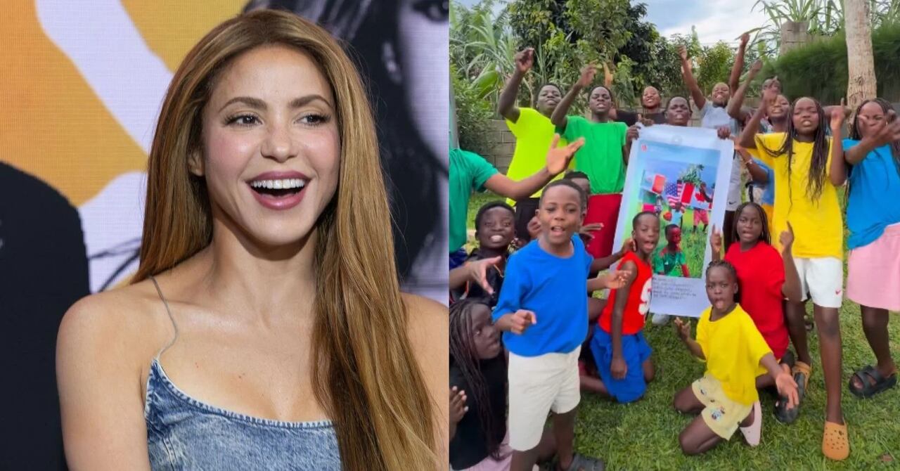 El emotivo intercambio entre Shakira y Ghetto Kids de Uganda rumbo a la final del Mundial