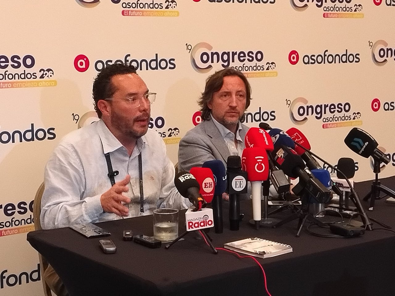 Andrés Velasco, presidente de Colpensiones y Santiago García, presidente del Consejo Directivo, Asofondos, hablan del futuro de las pensiones en el país.