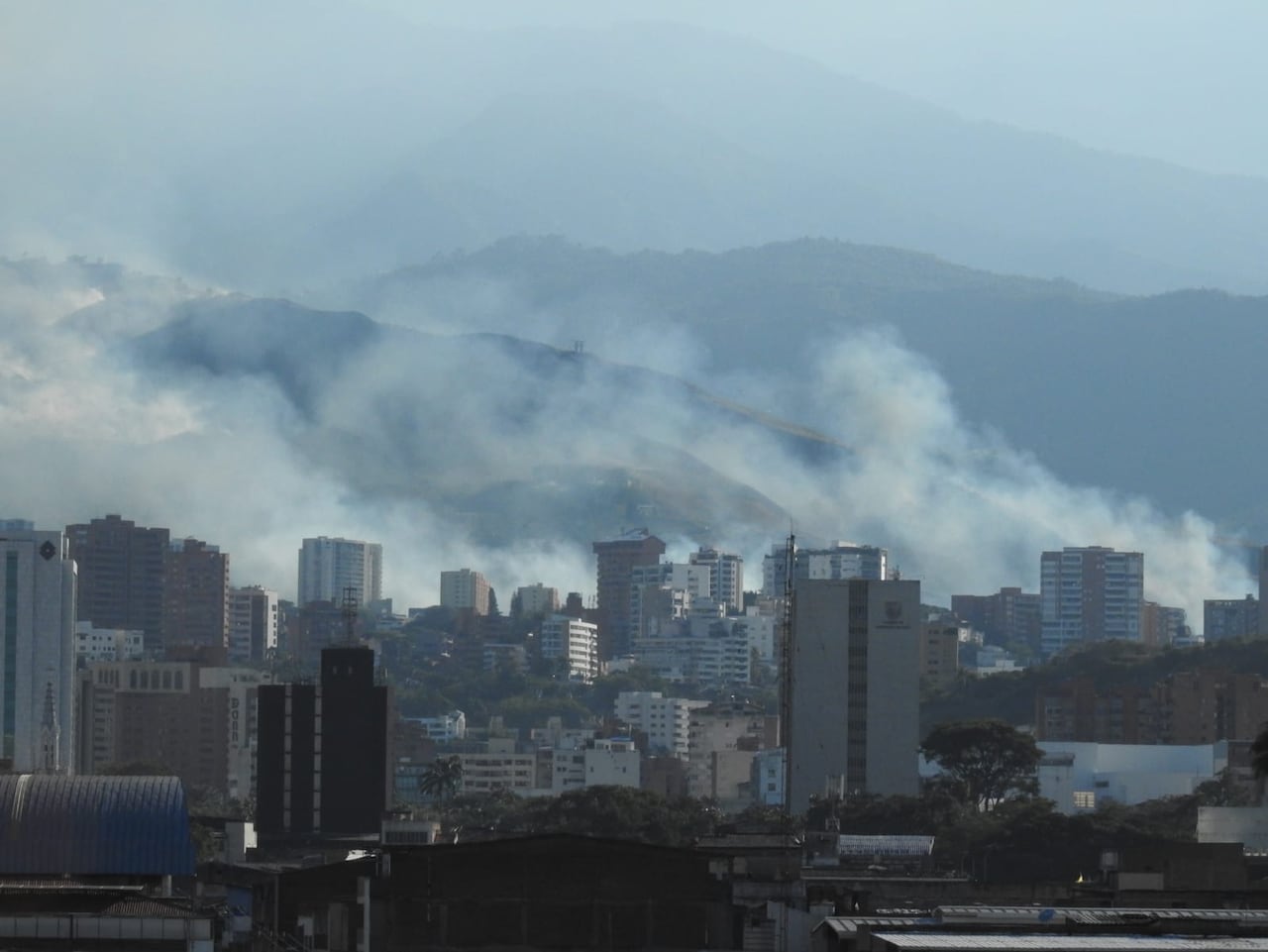 Incendio en Cali