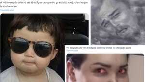 Las redes sociales se llenaron de memes por el evento astronómico de este lunes, 8 de abril.