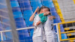 Jugadores del Deportivo Cali celebran uno de los goles contra Boca Juniors por la Copa Colombia 2026.