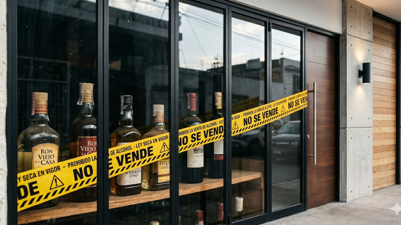 La ley seca en Cali y en Colombia regirá desde las 6 de la tarde del sábado 30 de mayo. Foto creada con Gemini AI