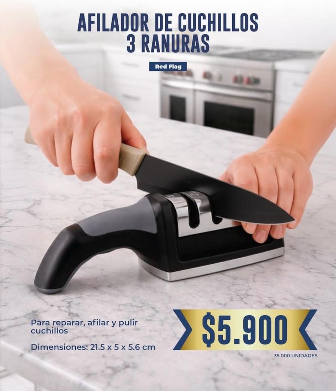 El afilador de cuchillos es otro de los imperdibles de D1.