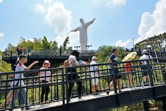 Foro ciudadano sobre las problemáticas en inmediaciones del parque Cristo Rey. Foto Jorge Orozco