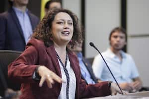 Angélica Lozano, senadora.
