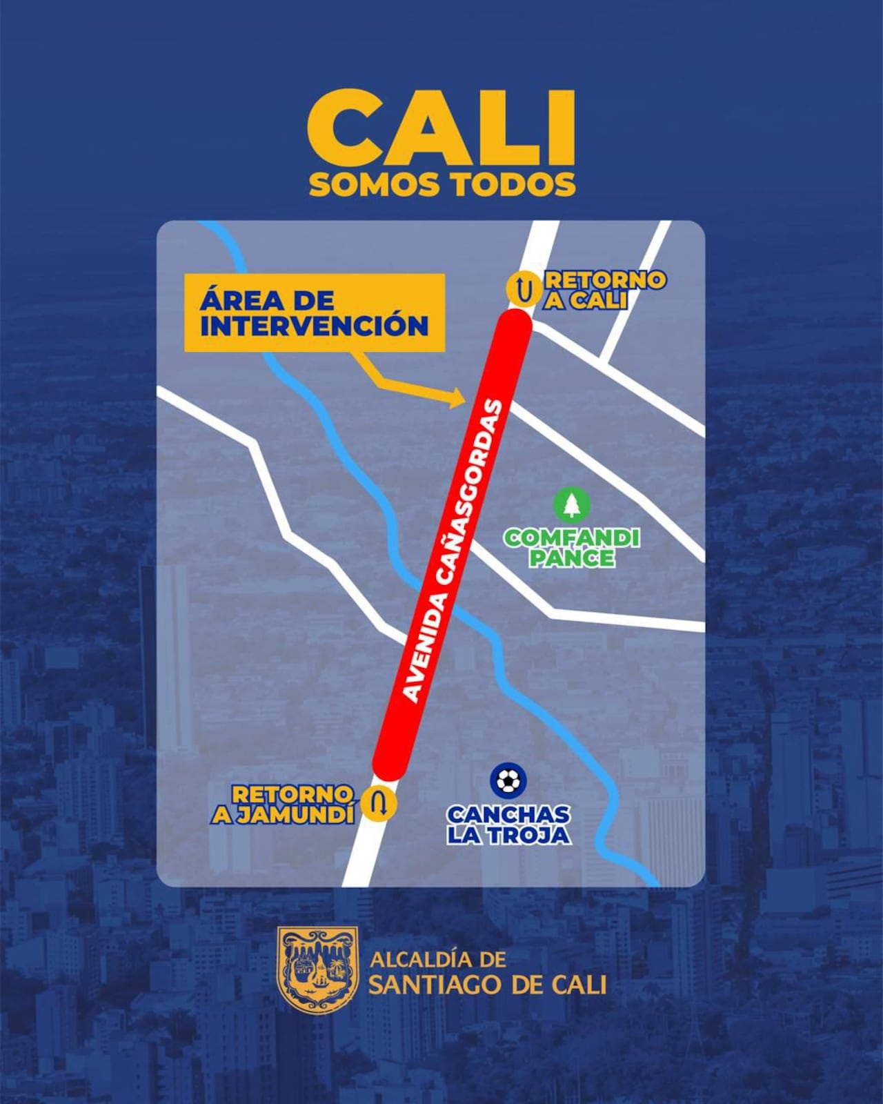 Cierre en la Cañasgordas.