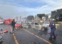Un ocupante de uno de los carros impactados, murió.