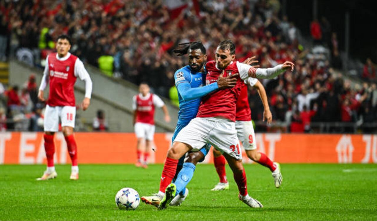 Braga ya recibió a Napoli en esta edición de la UCL