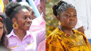 Nasly Lucumí y Francia Márquez.