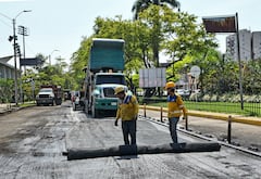 Al ritmo de salsa, Alcaldía de Cali celebra que van más de 60 kilómetros de malla vial intervenida, FOTOS Wirman Rios, Octubre 12 de 2024, EL PAIS