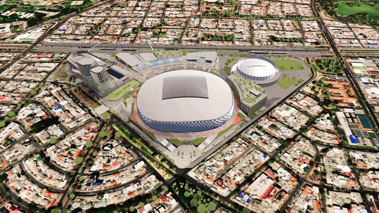 Así está estipulado que quede el nuevo estadio El Campín y sus alrededores.