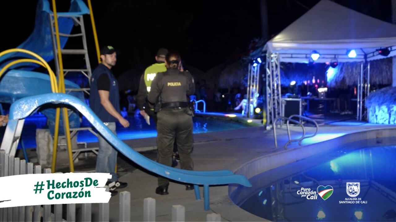 El evento era de tipo privado y se ejecutaba al sur de Cali