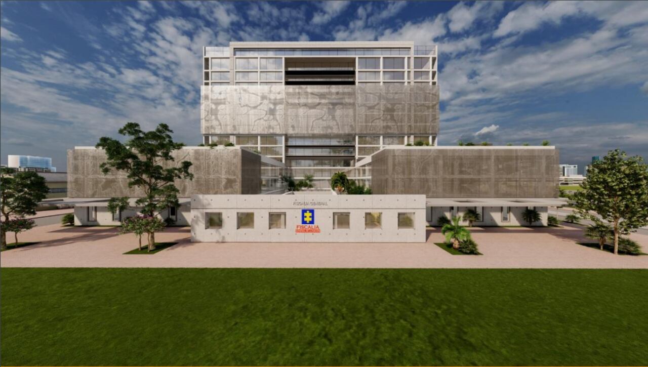 A través de este render, la Concesionaria Nueva Fiscalía muestra cómo quedaría el edificio una vez terminado.