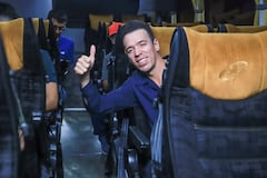 Rigoberto Urán se subió al bus turístico de Cali y conoció la historia de la ciudad.