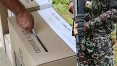riesgos en seguridad para las elecciones y el temor de que la gente vote influenciada por grupos armados