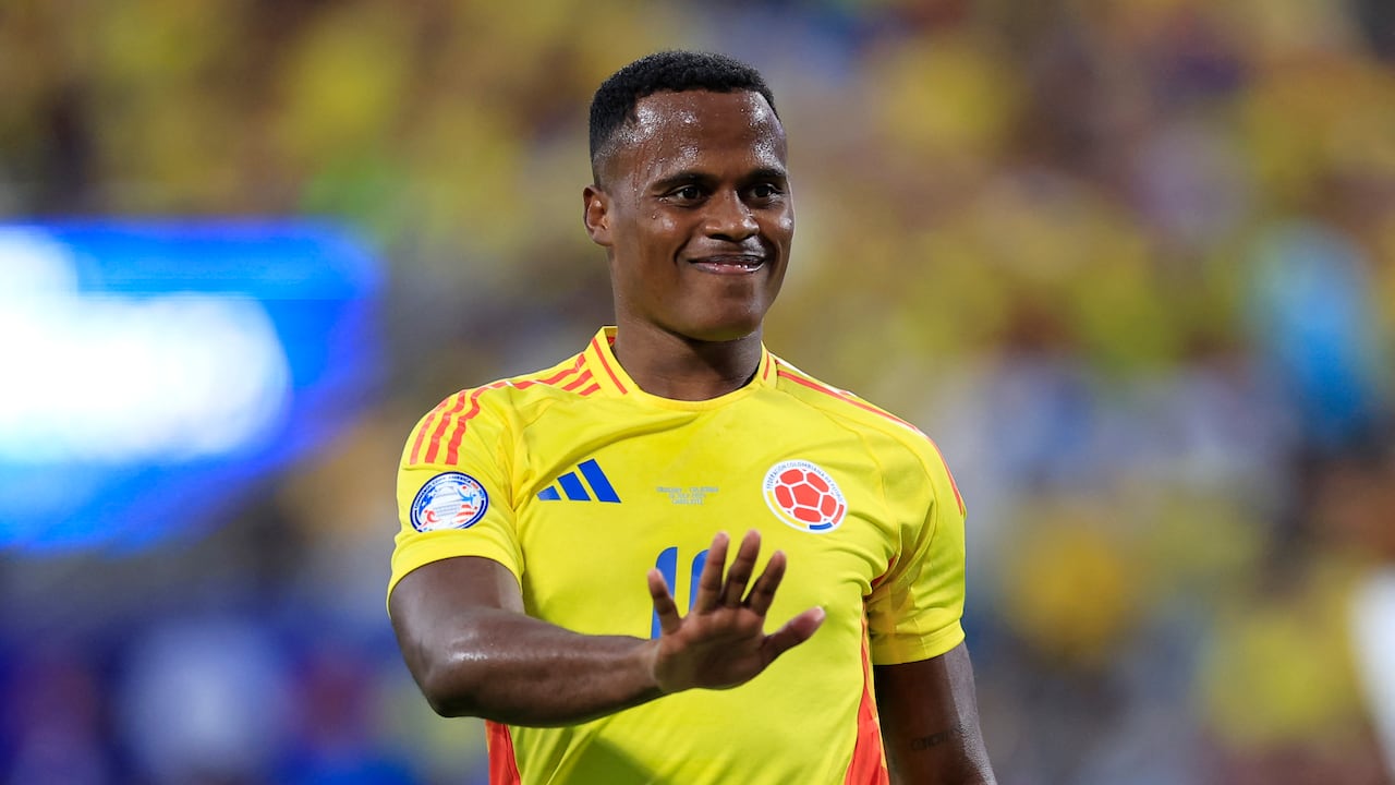Jhon Arias, mediocampista de la Selección Colombia.