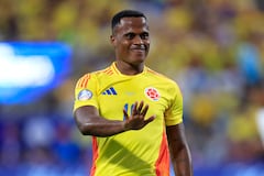 Jhon Arias, mediocampista de la Selección Colombia.