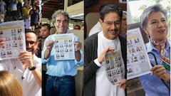 Los candidatos presidenciales ya ejercen su derecho al voto desde distintos puntos del país.