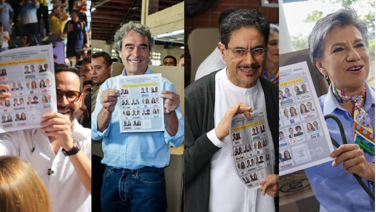 Los candidatos presidenciales ya ejercen su derecho al voto desde distintos puntos del país.