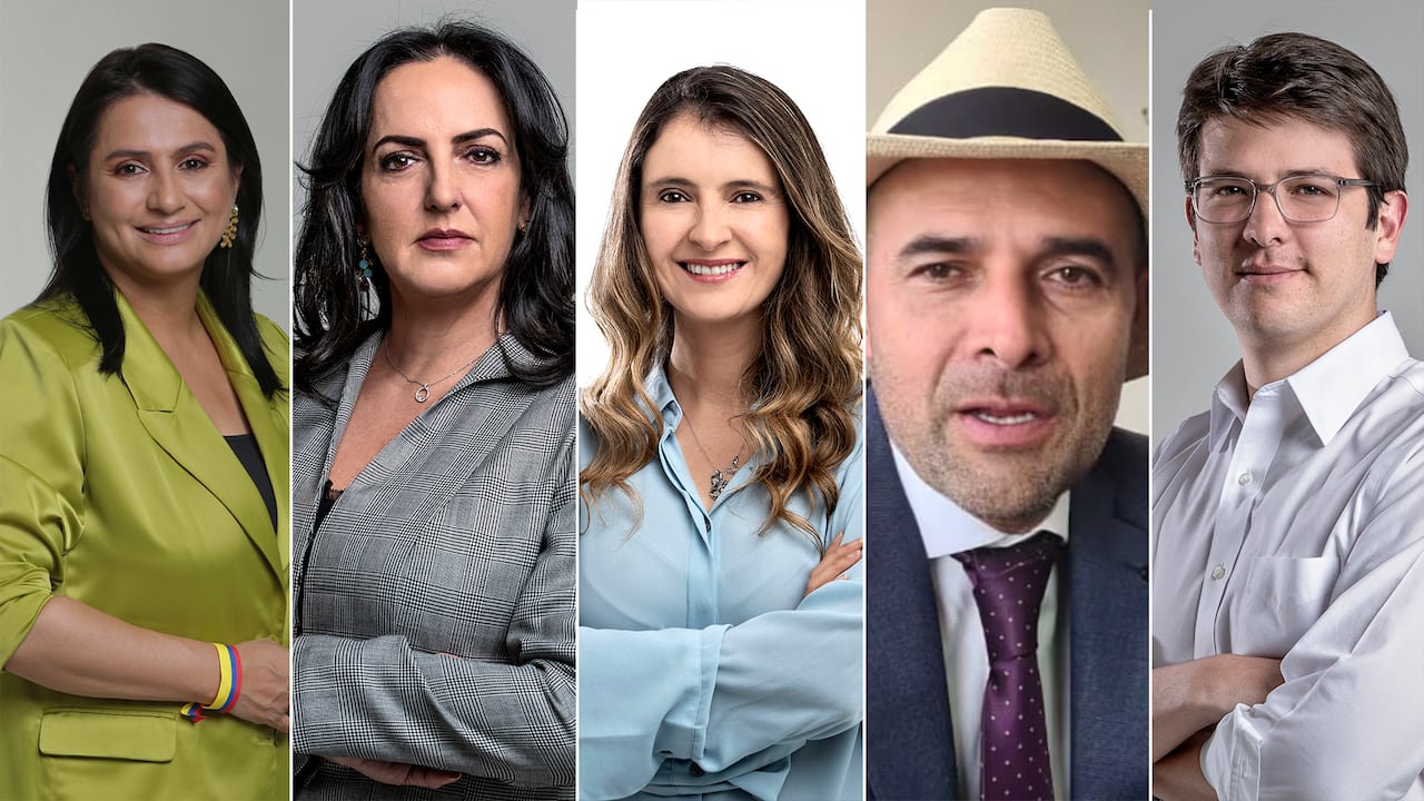 Paola Holguín, María fernanda Cabal, Paloma Valencia, Andrés Guerra y Miguel Uribe