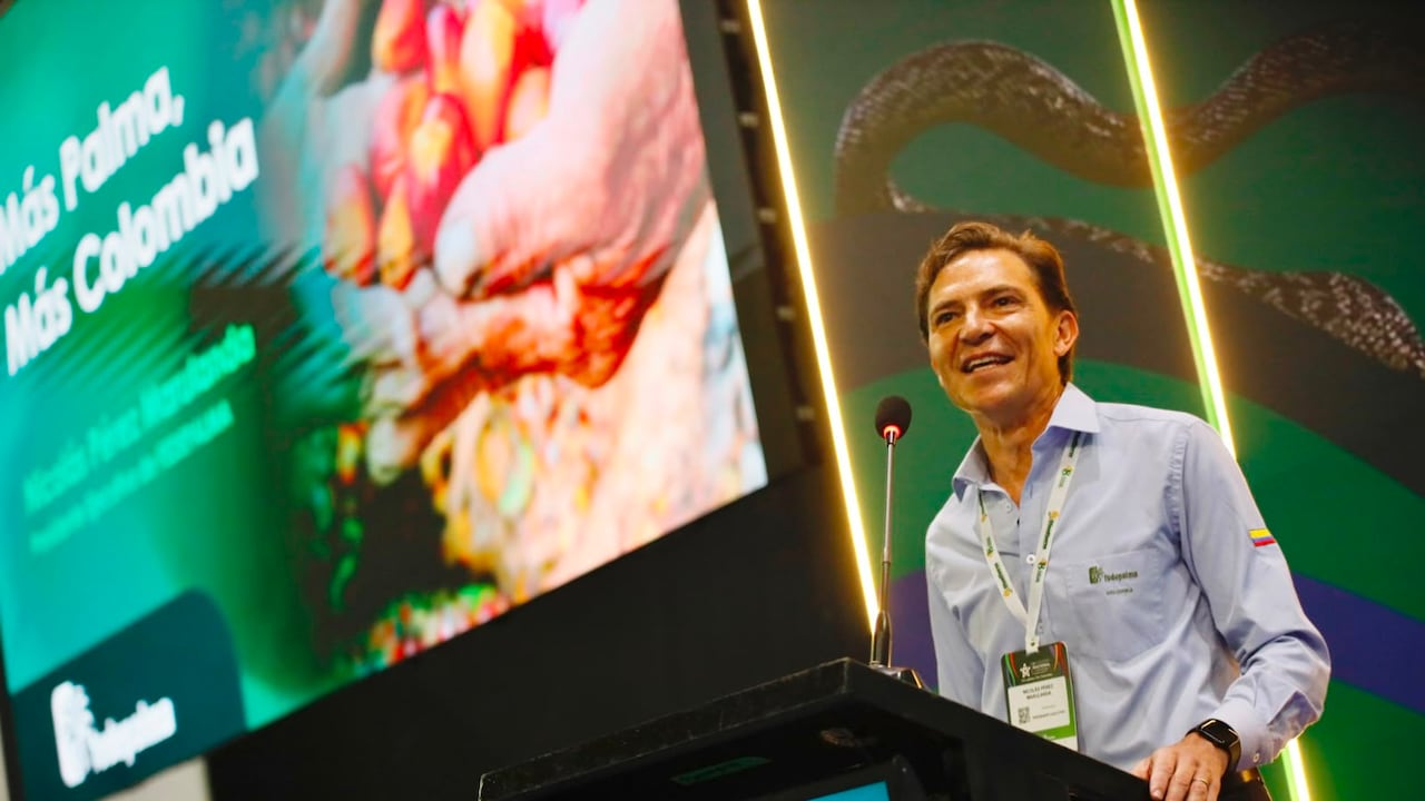 Nicolás Pérez, presidente de Fedepalma, instaló en Barranquilla el 54 Congreso Nacional del gremio, en el Centro de Convenciones Puerta de Oro.