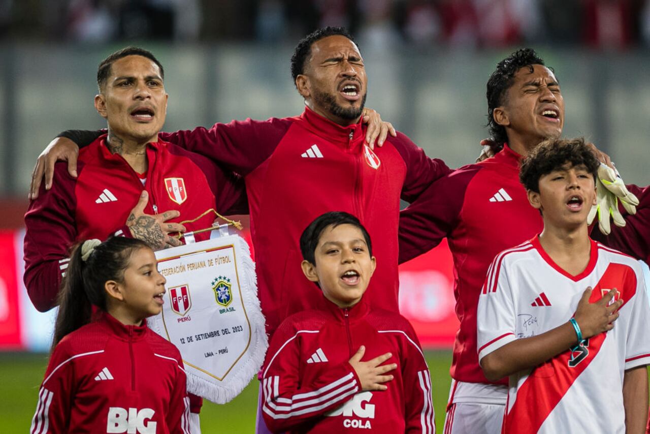 Jugadores de la Selección de Perú