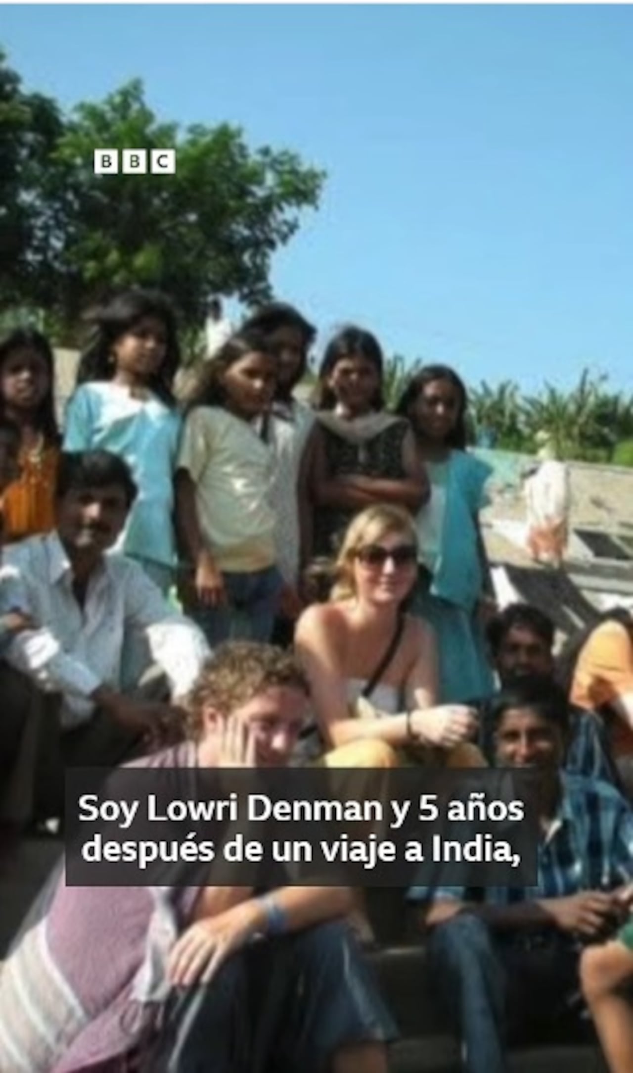 Viajó de mochilera a la India y años después recibió un inesperado diagnóstico
