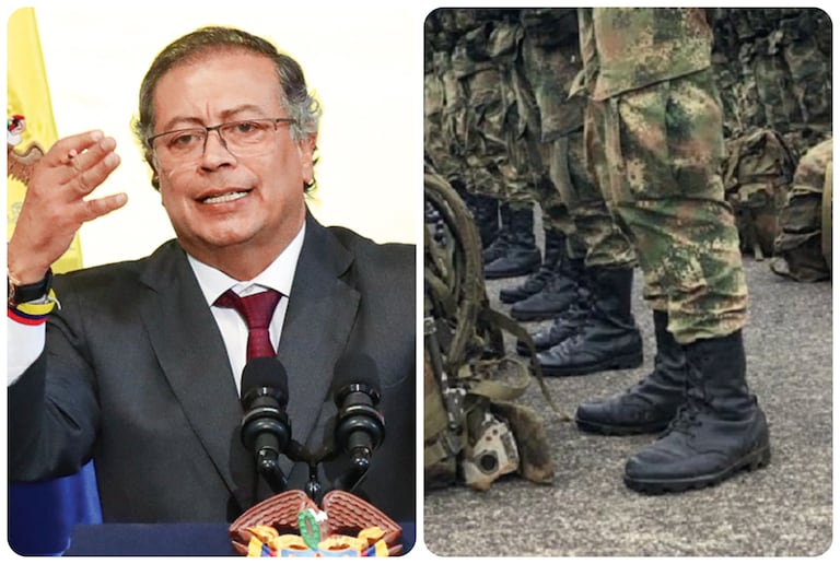 El presidente Gustavo Petro se refirió al secuestro de más de 30 soldados.