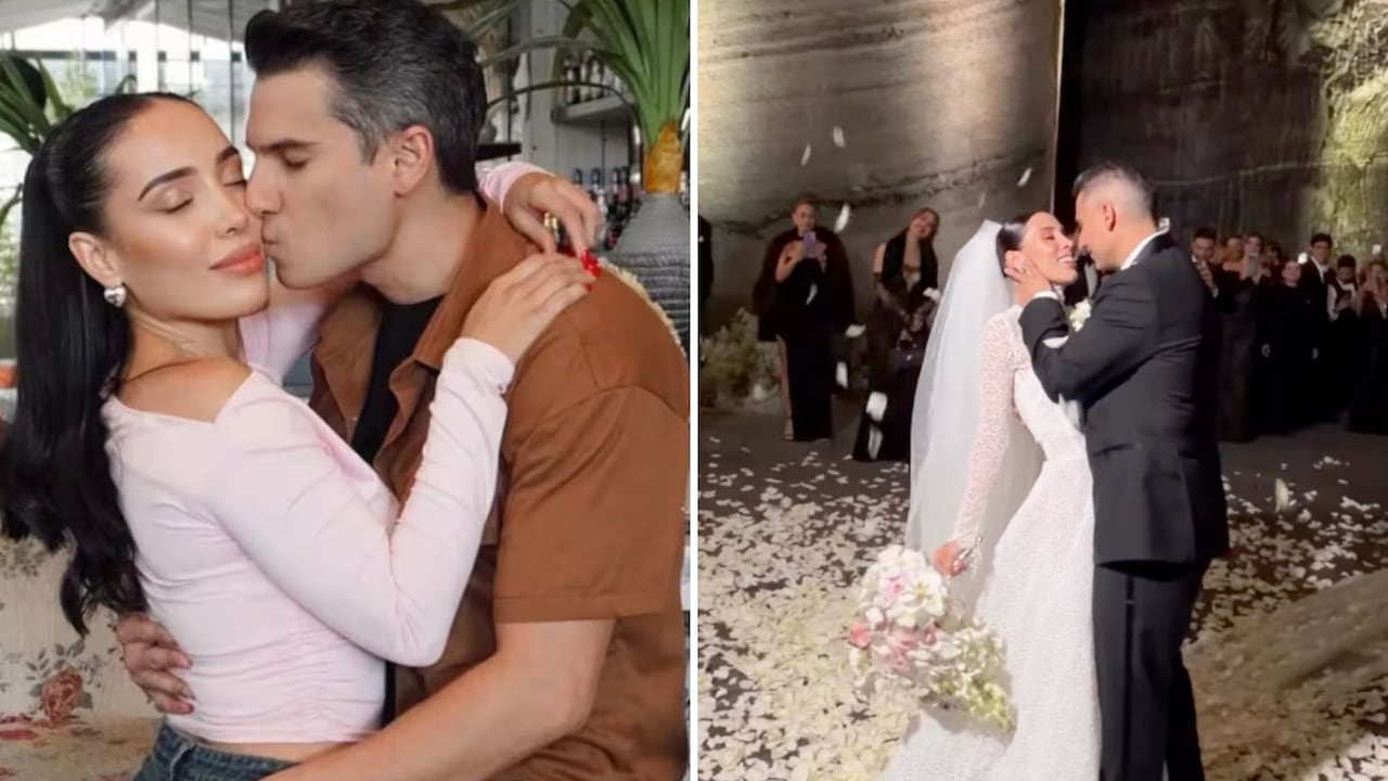 Luisa Fernanda W se casó con Pipe Bueno este jueves, 29 de octubre.