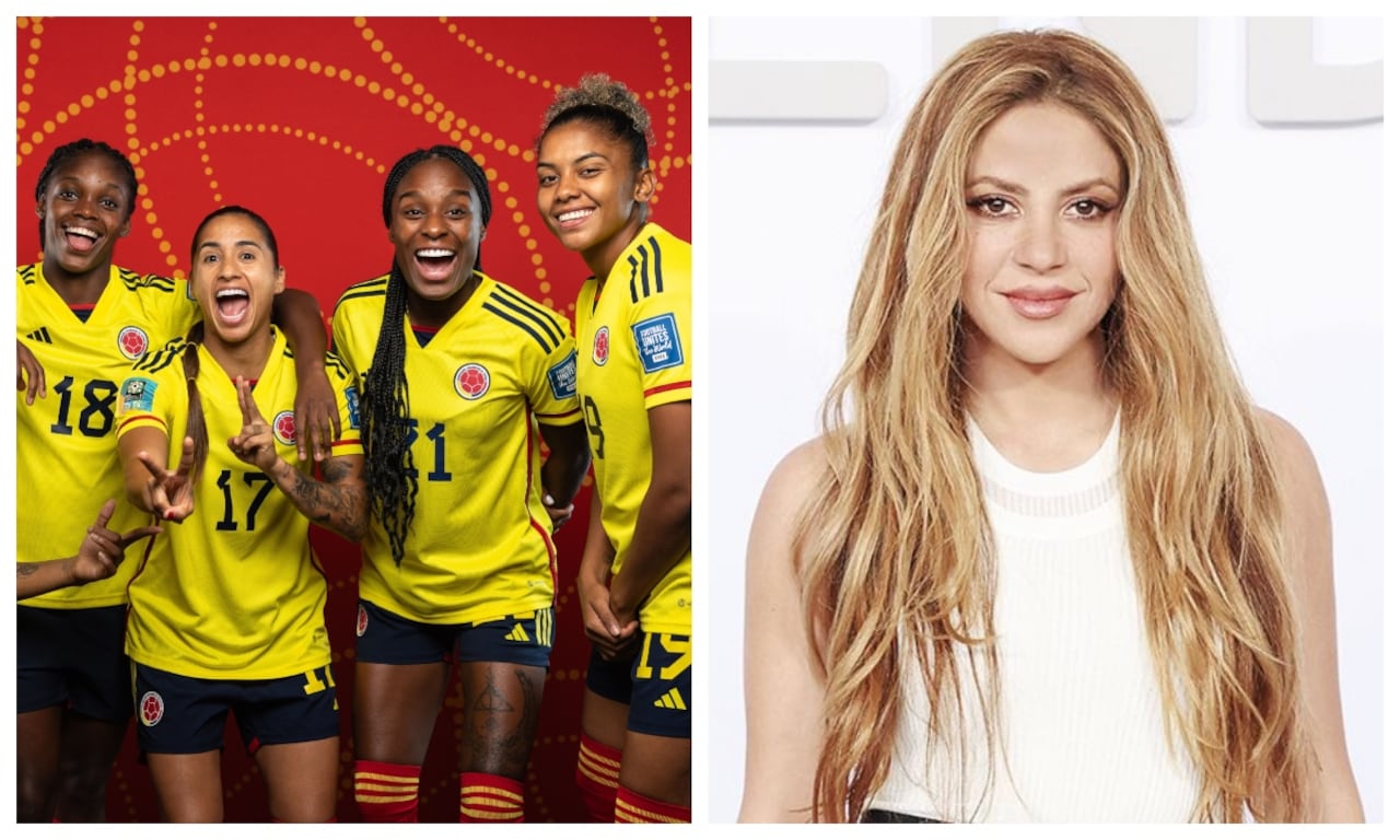Selección Colombia Femenina es apoyada por Shakira
